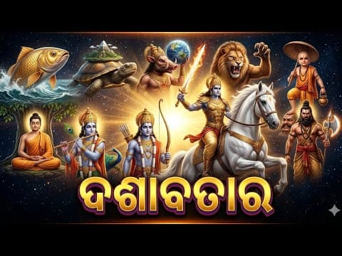 ​Dasa Avatar Lord Vishnu 10 Avatars Created By Ai AI Cinematic